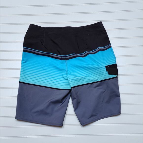 NWT O'Neill Men's Lennox Stripe 21" Below The Knee Boardshorts - Picture 4 of 6